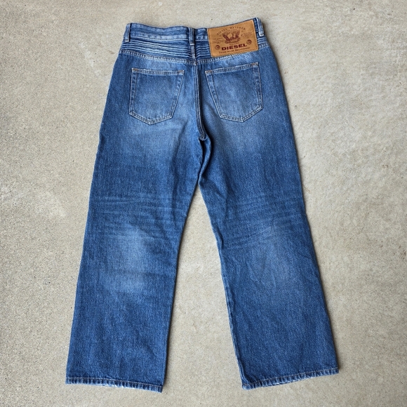 Diesel 28 Y2K 90s Grunge Punk Skater Streetwear D-Reggy Straight Leg Jeans - Picture 11 of 16